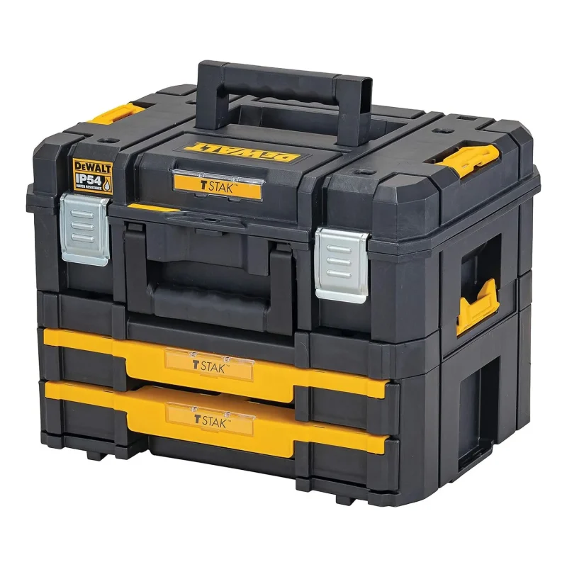 dewalt dwst83395 1 tstak 2 0 tool box set suitcase shallow drawers