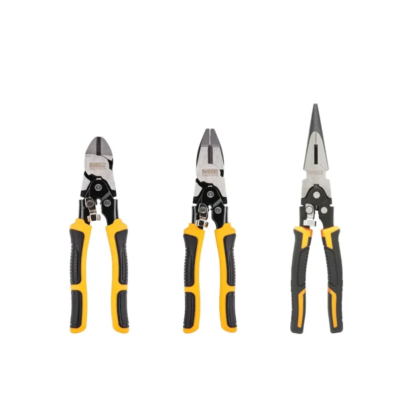 dewalt precision combination pliers long nose diagonal cutters