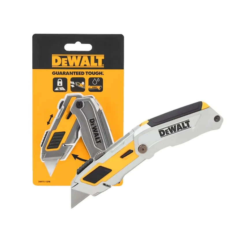 dewalt usa made folding utility knife dwht0 10296