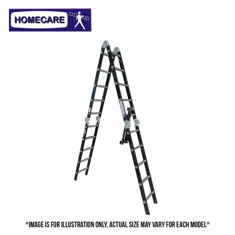 durable steel multipurpose ladder for home use