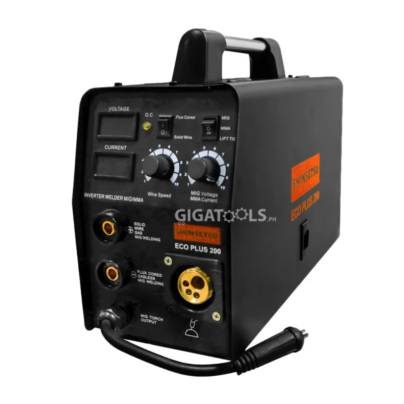 ecoplus 200a multi process welder mig tig mma inverter technology