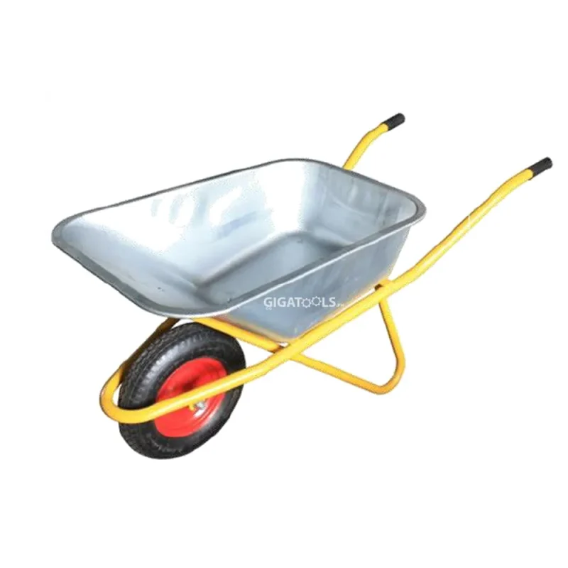 galvanized bi centennial bwb 80 wheelbarrow perfect for heavy duty jobs