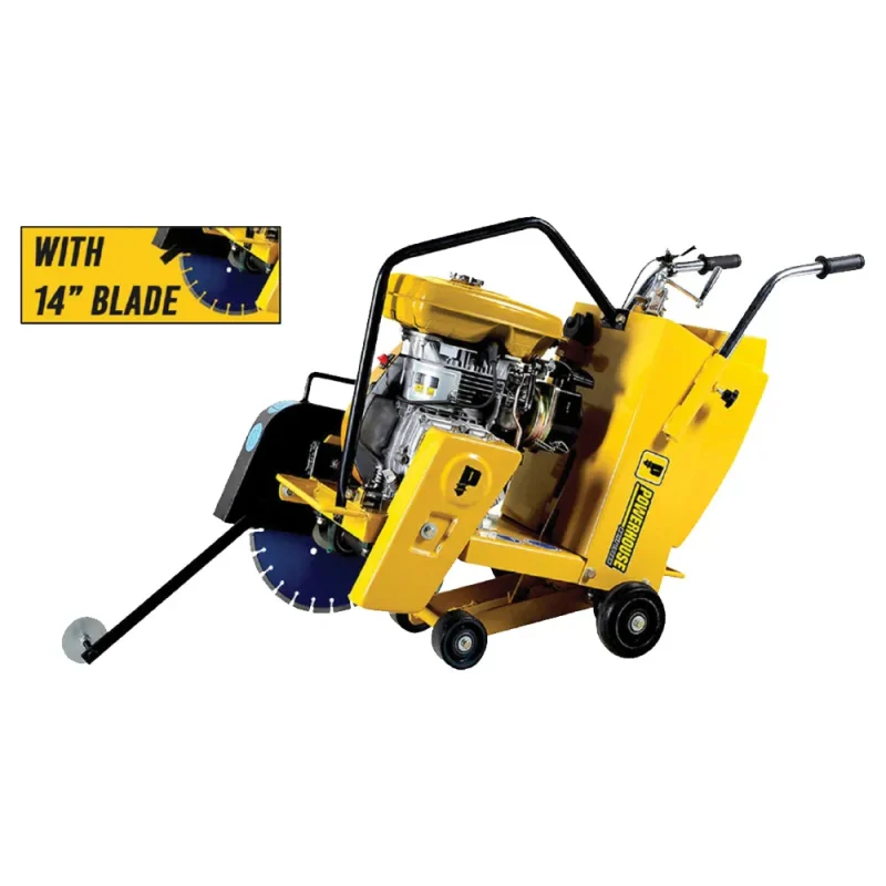 gas powered concrete cutter for heavy duty cutting