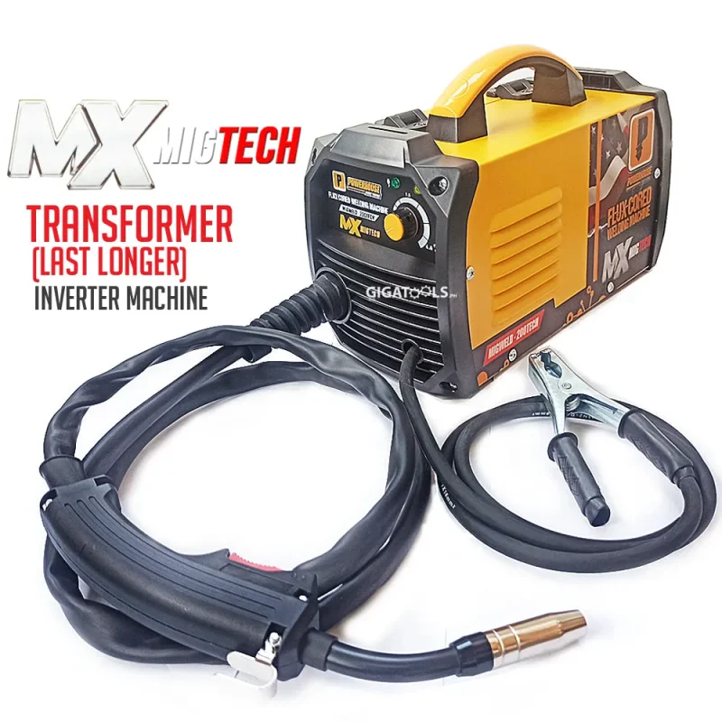 gasless migweld 200tech mini flux core welding machine