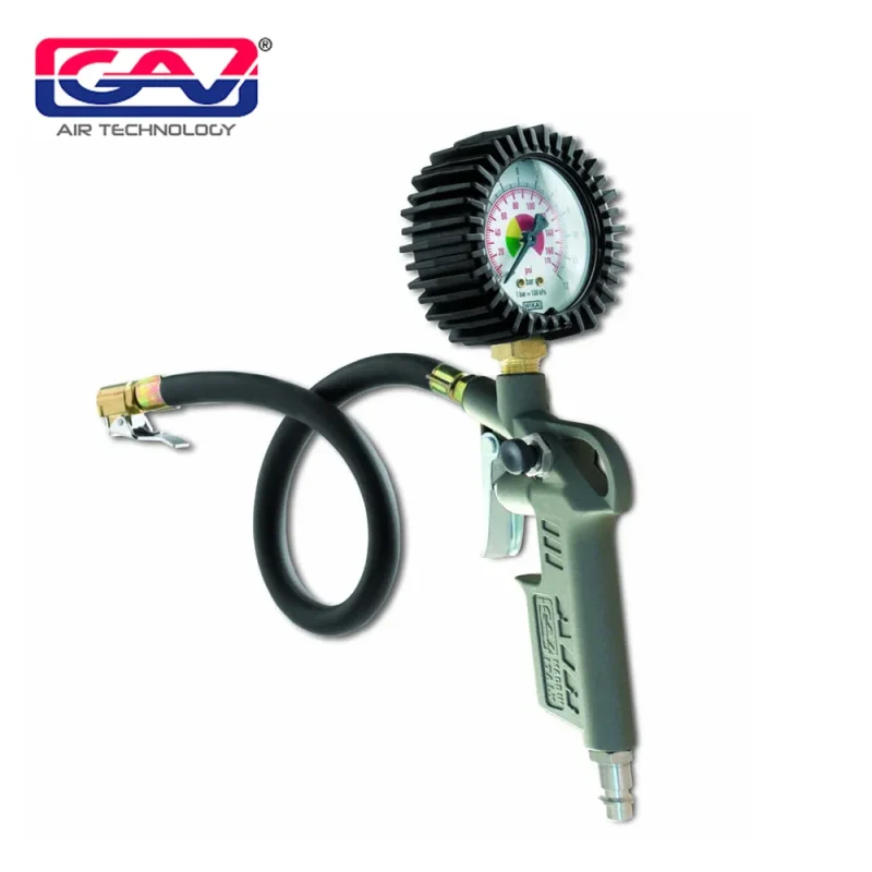 gav 60d tire inflator gun with gauge precision inflation tool