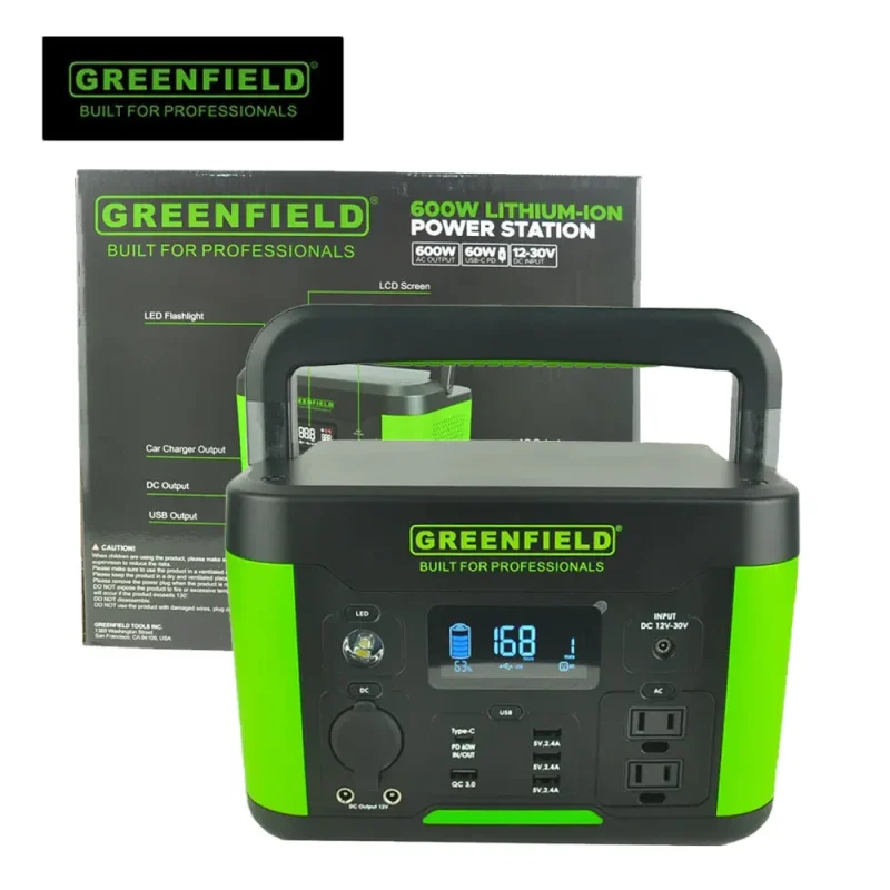 greenfield 600w lithium ion power station