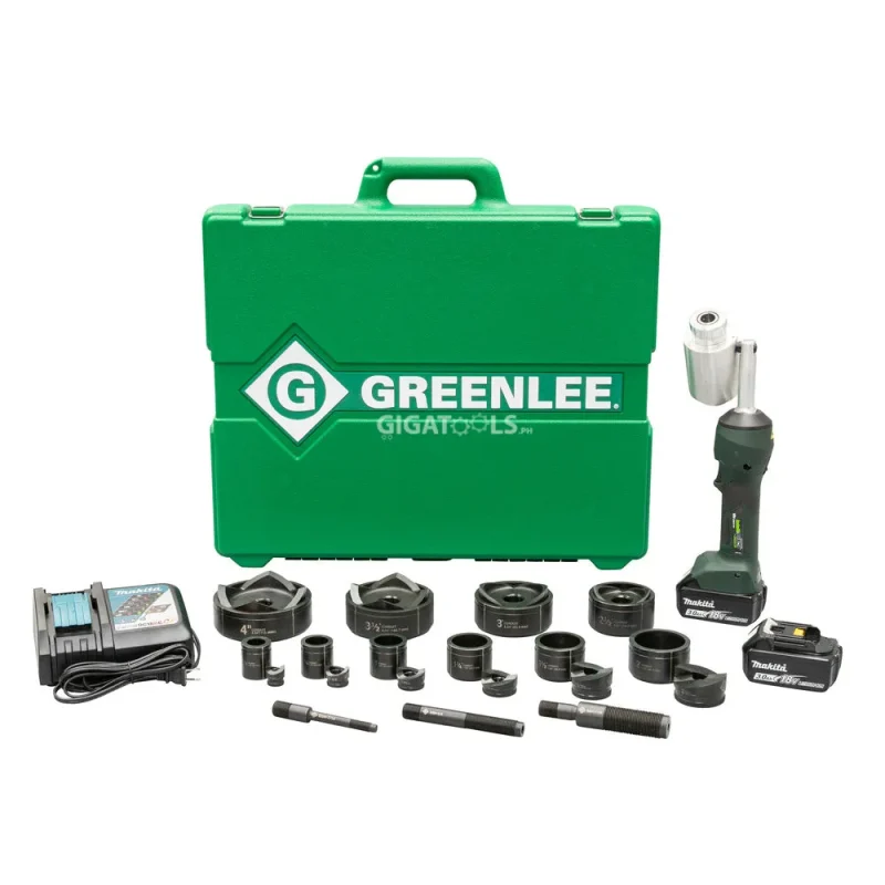 greenlee intelli punch battery hydraulic kit 1 2 4 with slug buster