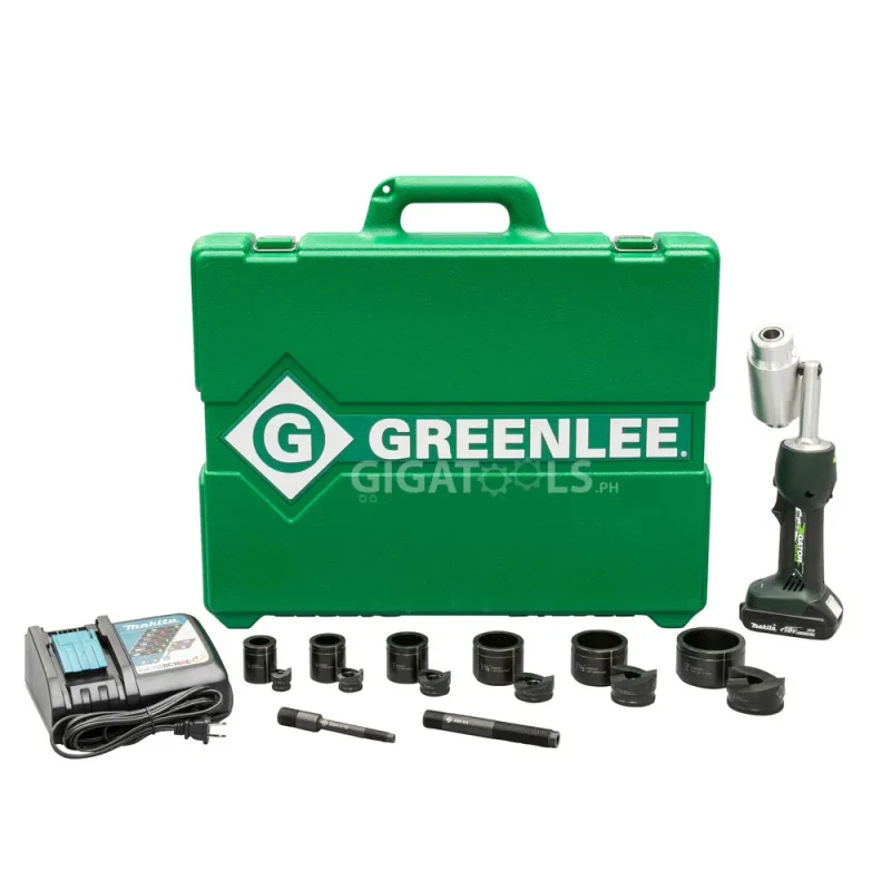 greenlee ls50l2 slug buster battery hydraulic knockout kit 2 ls50l11b