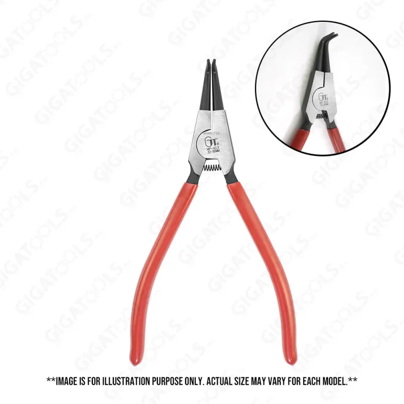 gt bent nose pliers precision external grip tools