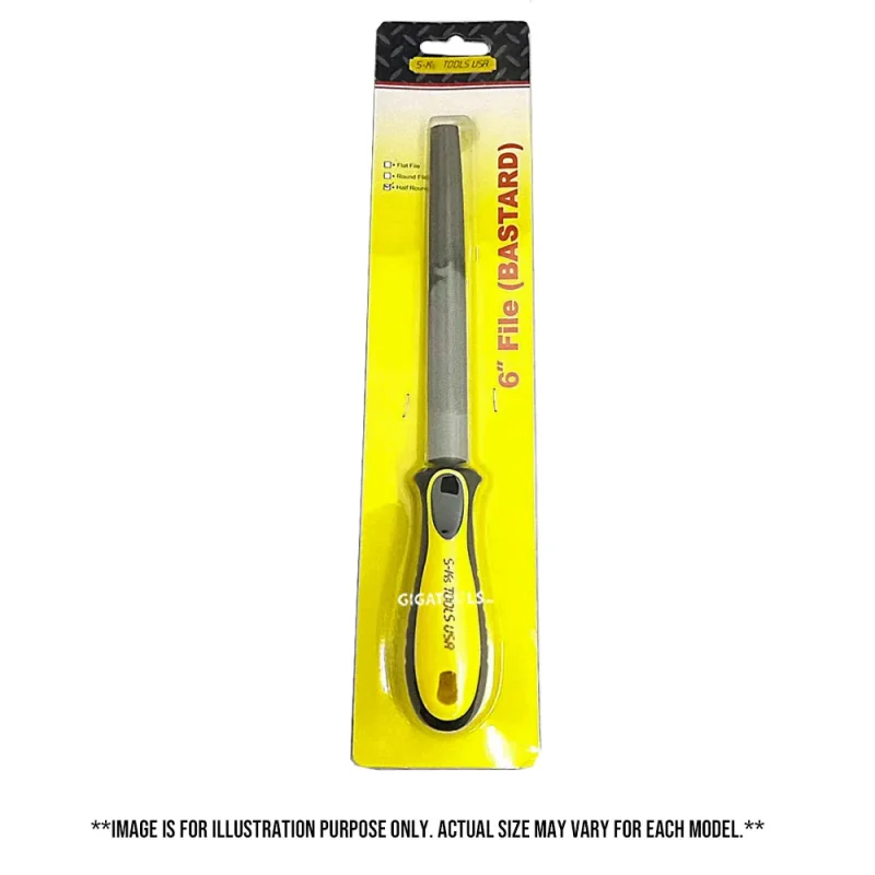 half round file with rubber grip s ks tools usa