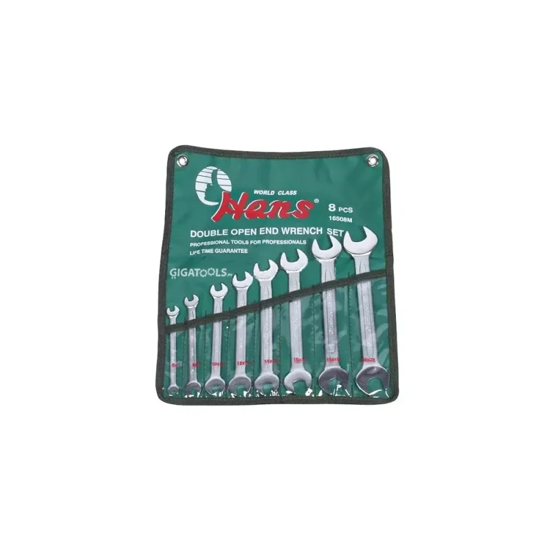 hans tools 8 piece open wrench set 16508m premium quality