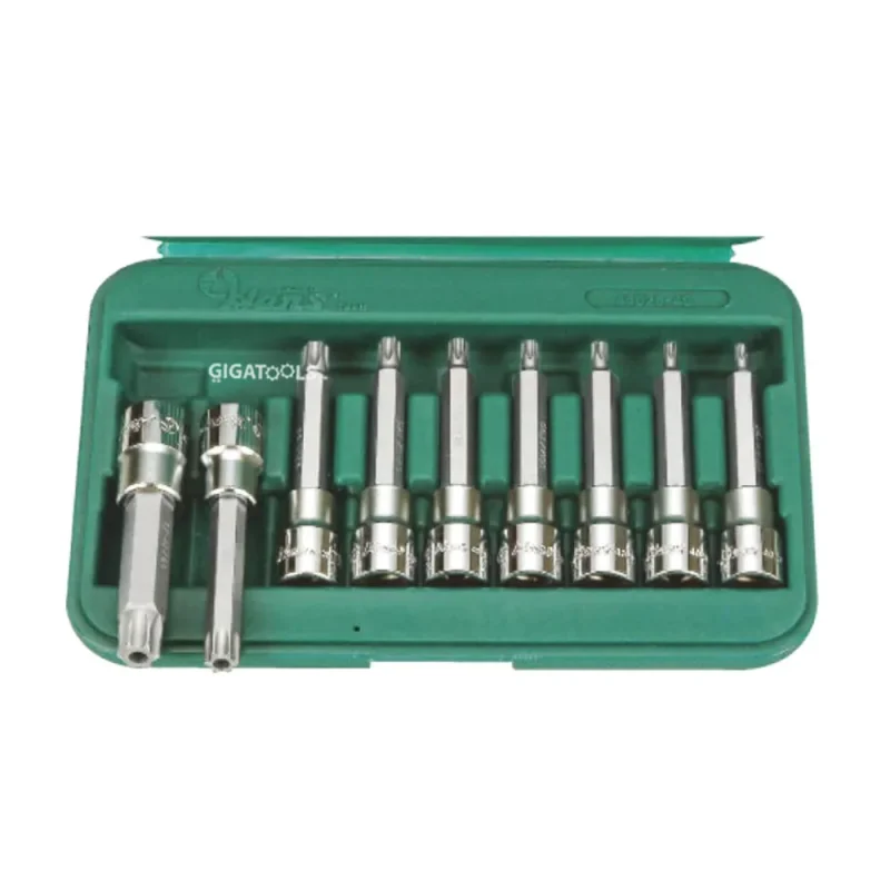 hans tools 9 piece 1 2 tamperproof torx bit set 46025 49 100mm