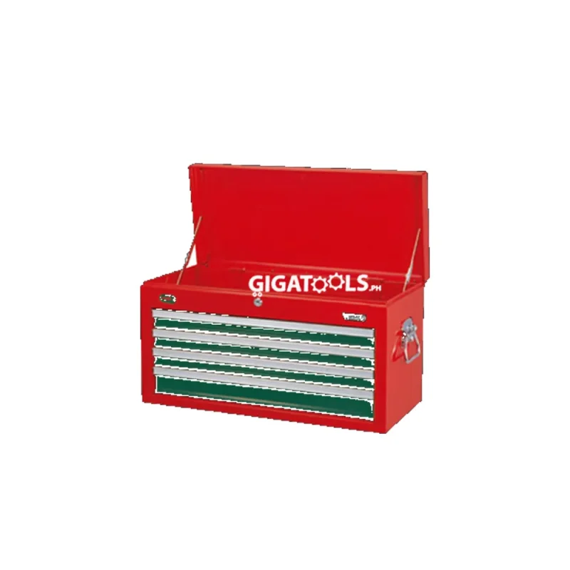 hans tools 9904 4 drawer tool cabinet green red