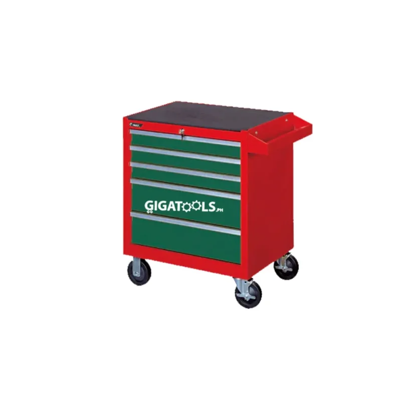 hans tools 9915 5 drawer trolley green red high quality service cart