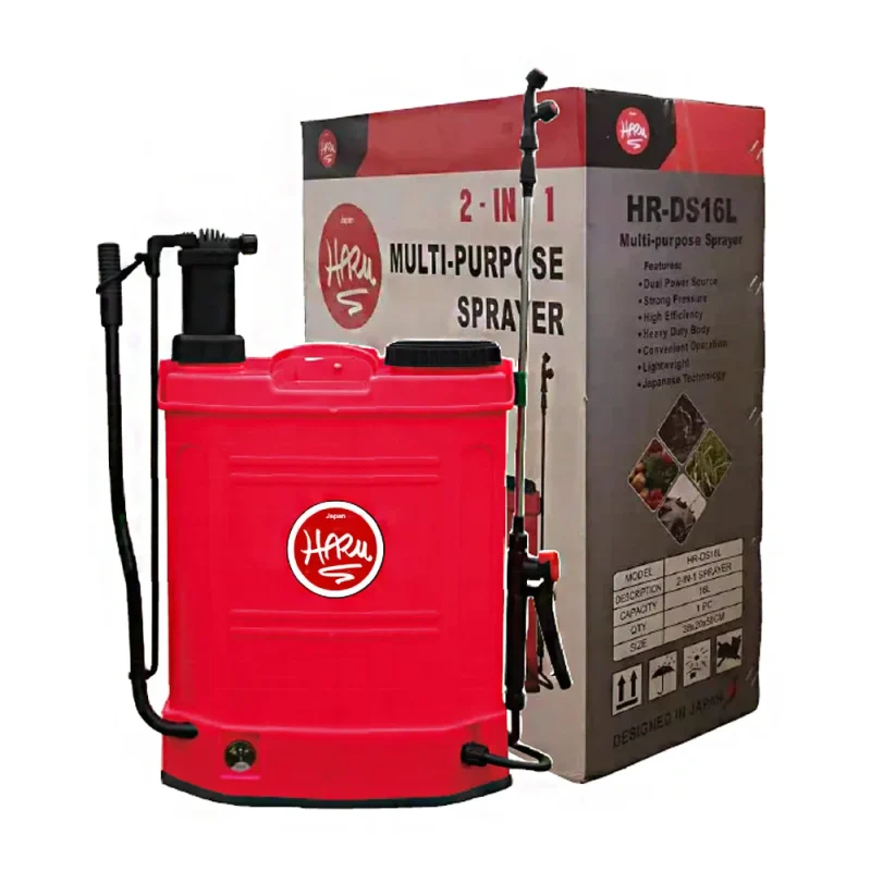 haru 2 in 1 battery manual knapsack sprayer dual use multi purpose tool