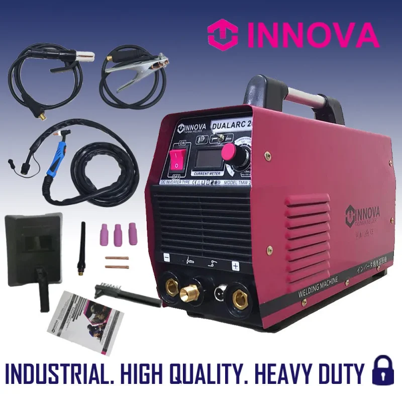 heavy duty 200a innova dualarc dc inverter tig mma welding machine