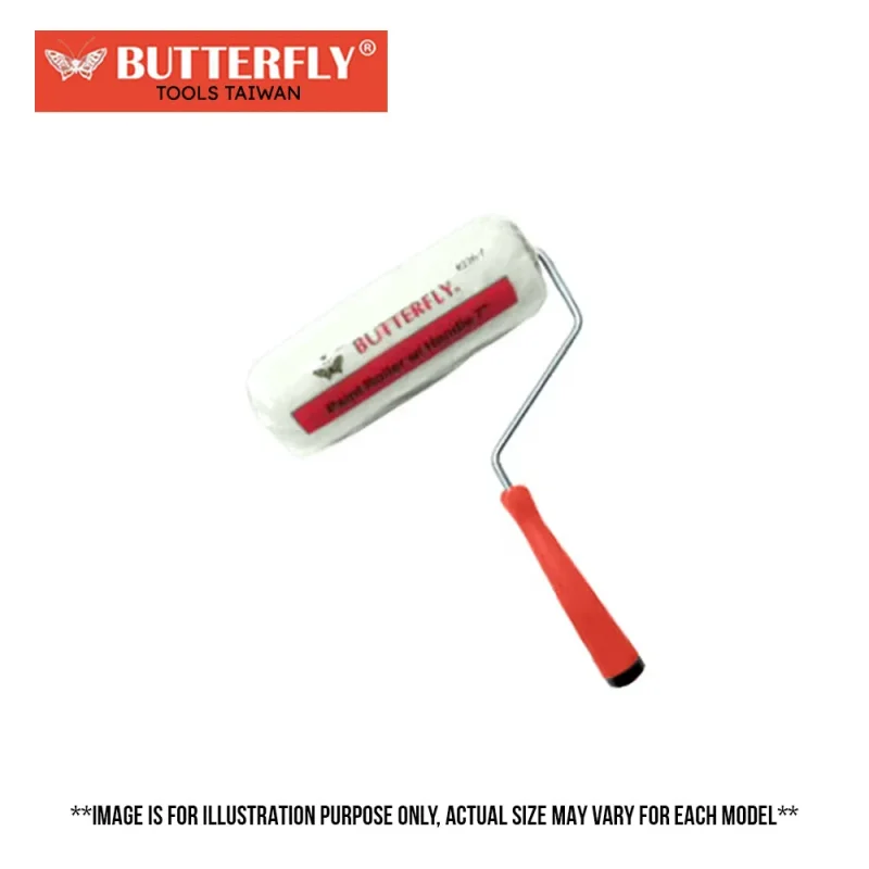 heavy duty butterfly polyester paint roller with handle taiwan