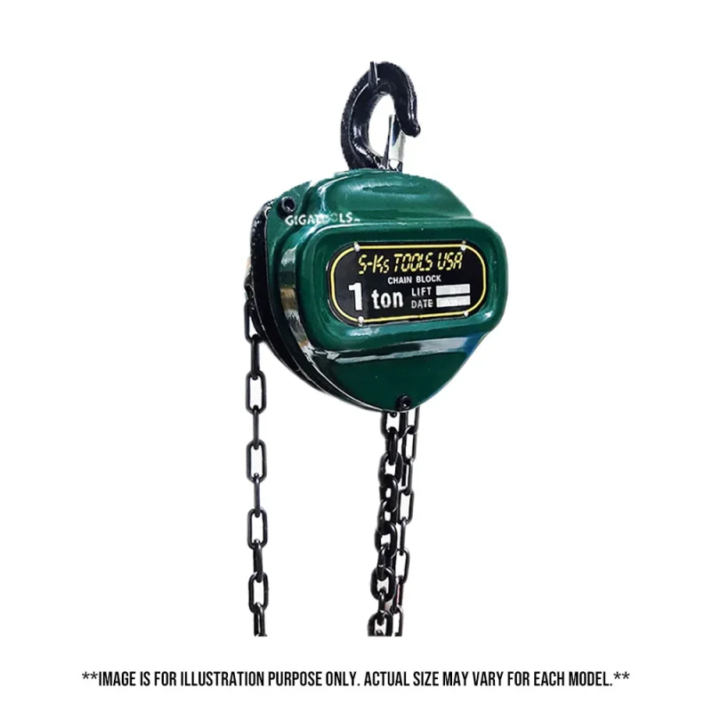 heavy duty chain block by s ks tools usa high quality hand lift