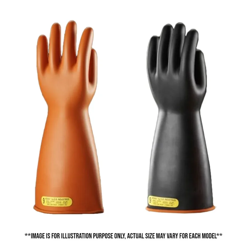 heavy duty insulated rubber gloves for high voltage