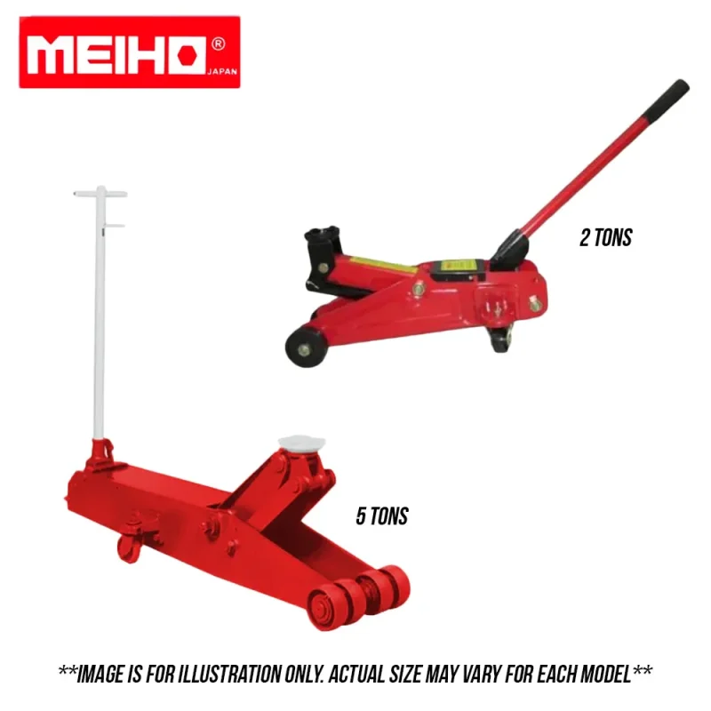 high capacity meiho hydraulic floor jack for easy lifting