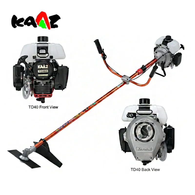 kaaz td40 2 stroke engine brush cutter grass weed trimmer