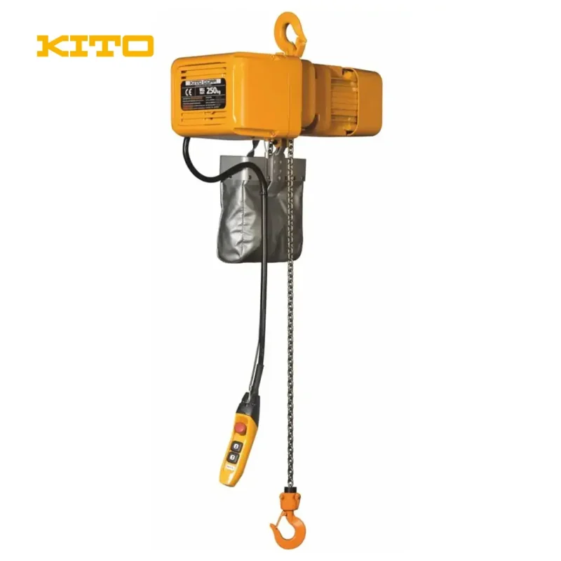 kito er2 series electric chain hoist single speed made in japan