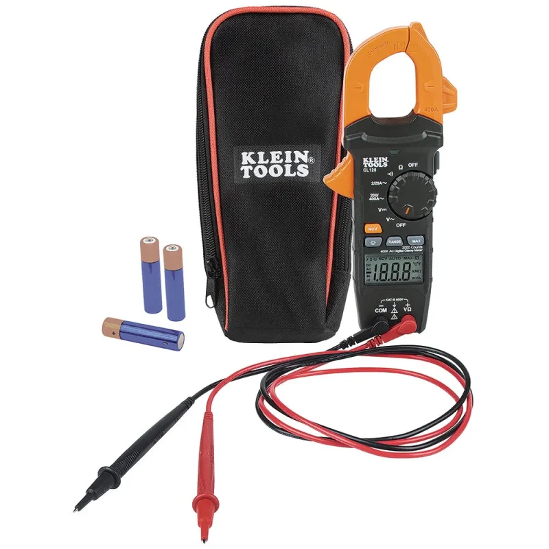 klein cl120 digital clamp meter 400a ac auto ranging