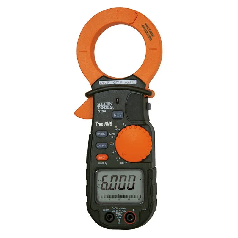 klein cl2500 1000a ac dc trms clamp meter