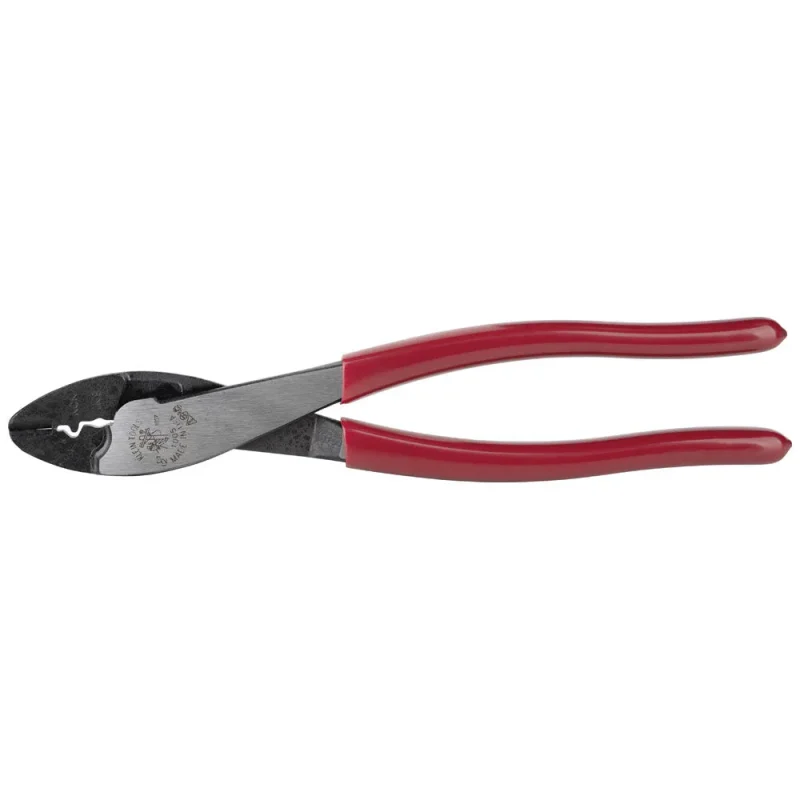 klein crimping cutting pliers for connectors usa made