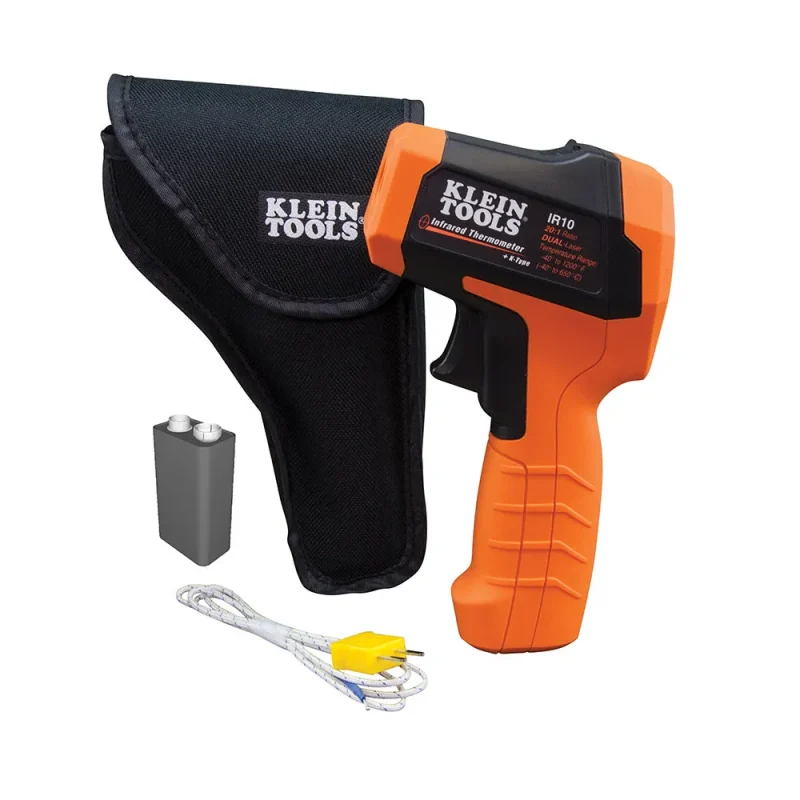 klein ir10 dual laser infrared thermometer 20 1 ratio