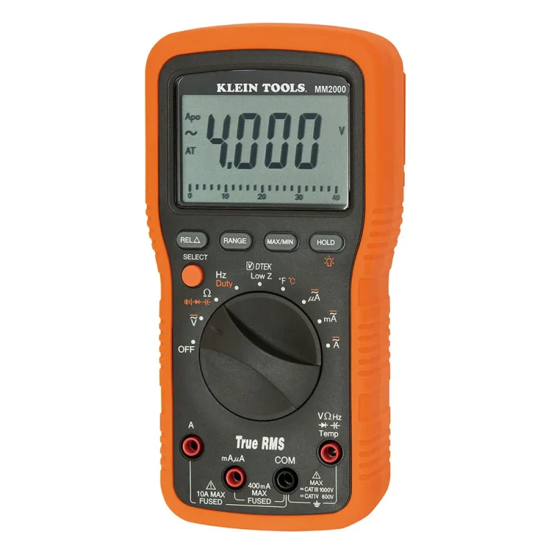 klein mm2000 trms electrician hvac multimeter