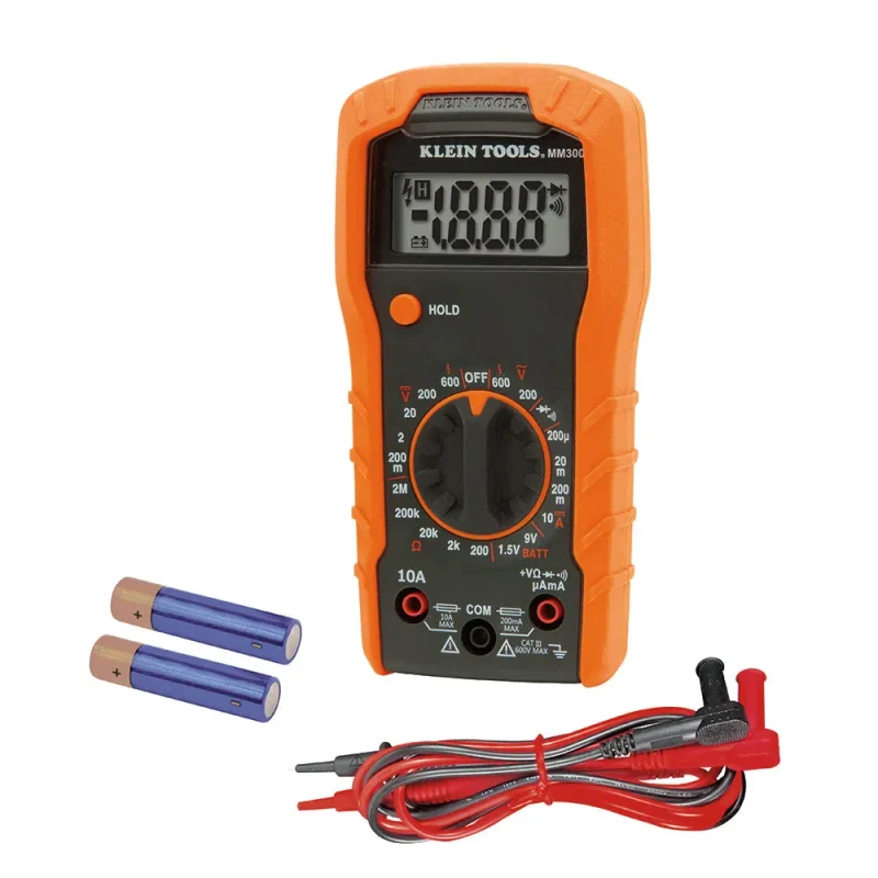 klein mm300 digital multimeter 600v manual ranging