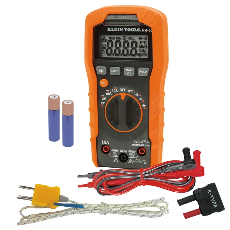 klein mm400 auto ranging digital multimeter 600v