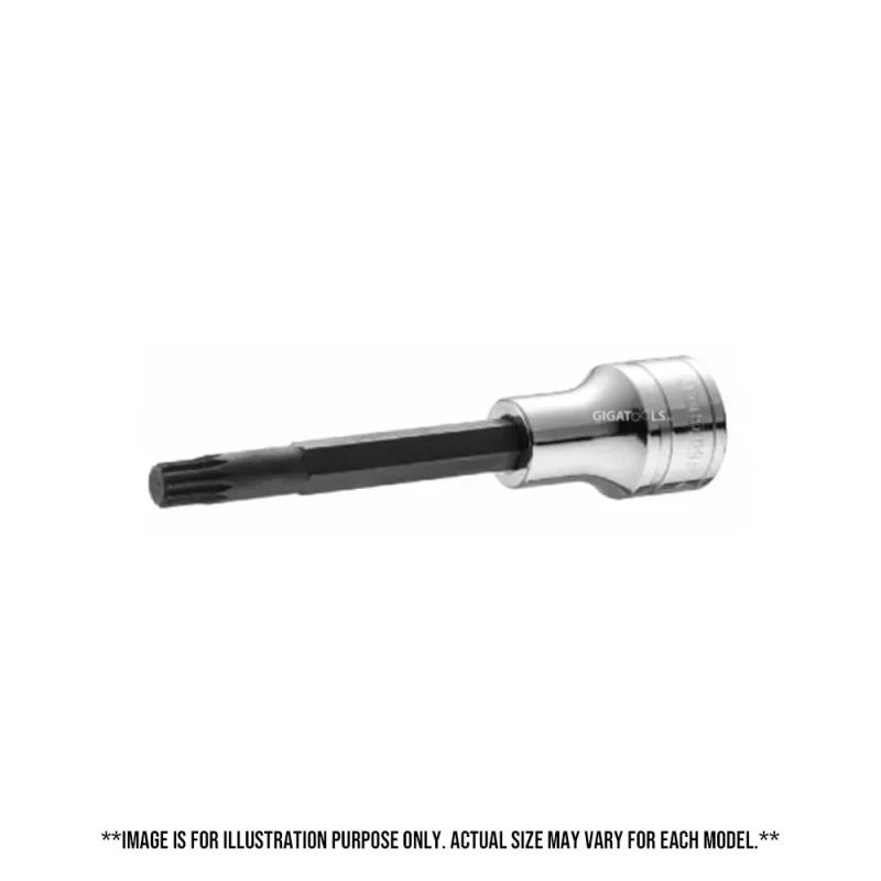 licota 1 2 inch xzn spline socket 100mm length high quality