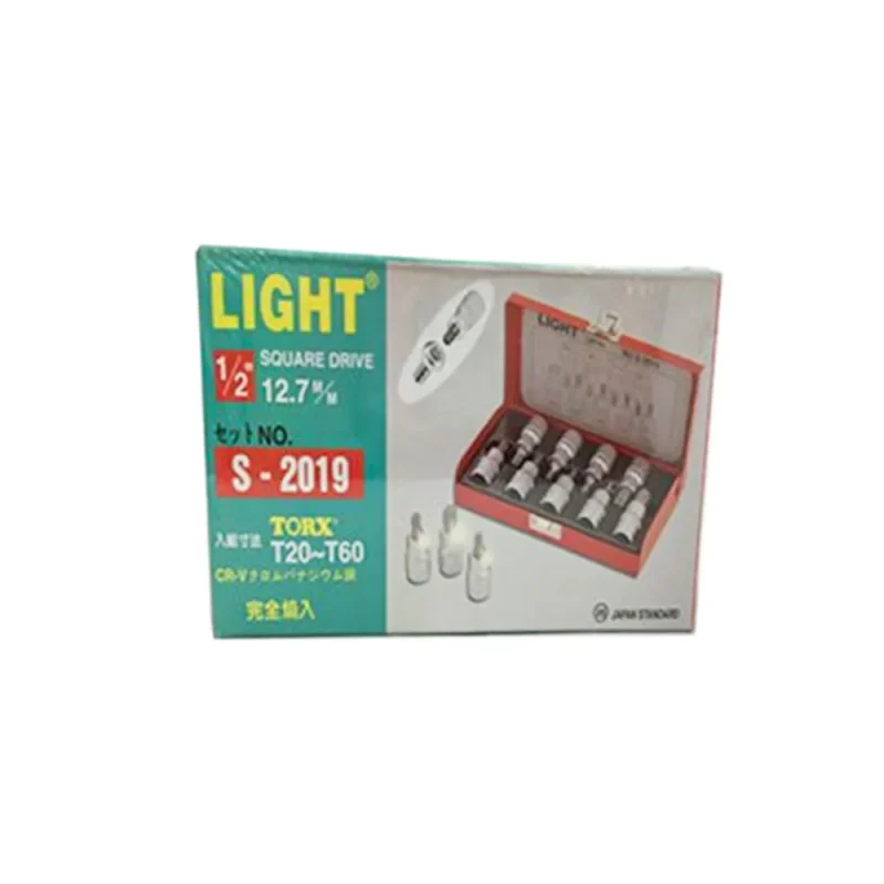 light japan 1 2 dr 9 piece torx bit set s 2019