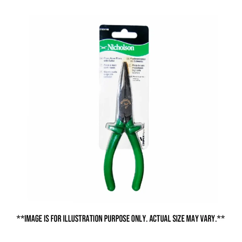 long nose pliers by nicholson precision wire cutters