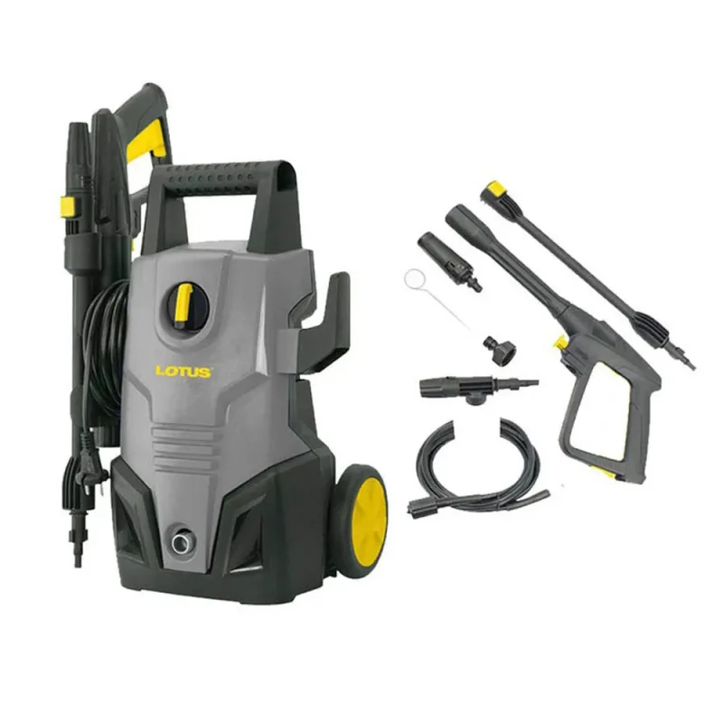 lotus 1400w pressure washer with wheels