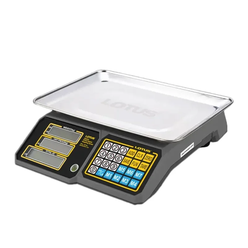 lotus 30kg dual lcd digital scale ds30x rechargeable