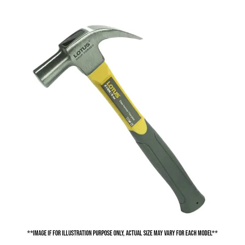 lotus fiberglass claw hammer durable lightweight