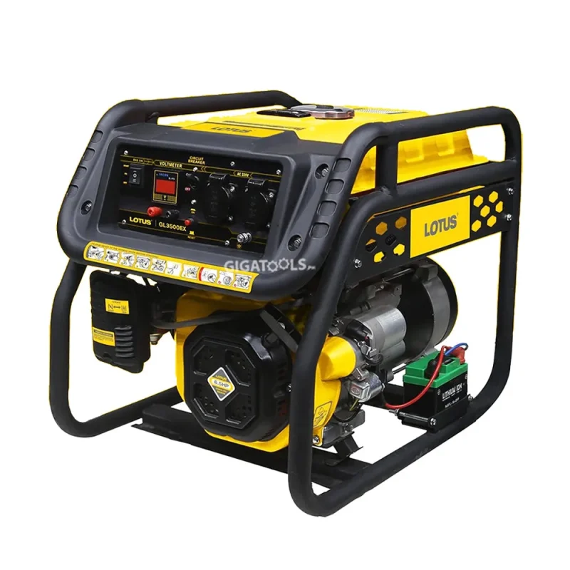 lotus gl3500ex 3500w gas generator electric start