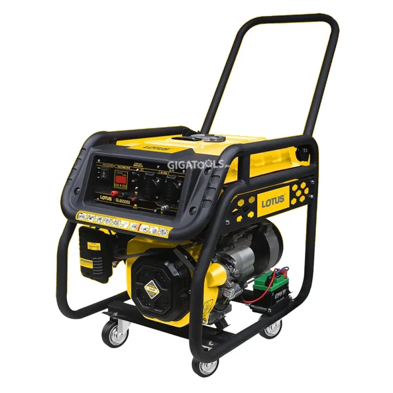 lotus gl6500ex 6500w gas generator electric start