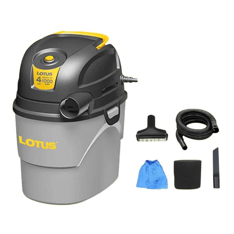 lotus lt1000dwx 1100w 4l wet dry vacuum cleaner