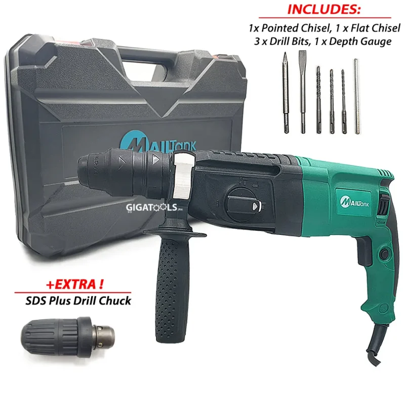 mailtank sh 04 790w rotary hammer with sds plus