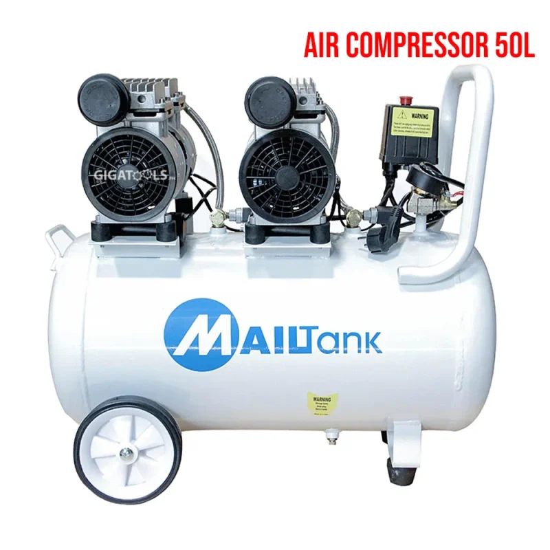 mailtank sh 40 50l oil free quiet air compressor 1 7hp