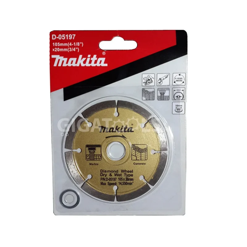 makita 105x20mm diamond wheel dry wet cutting