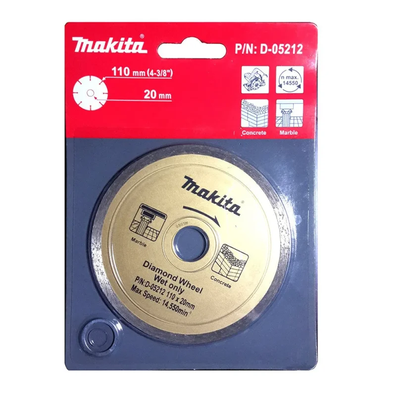 makita 110x20mm wet diamond wheel