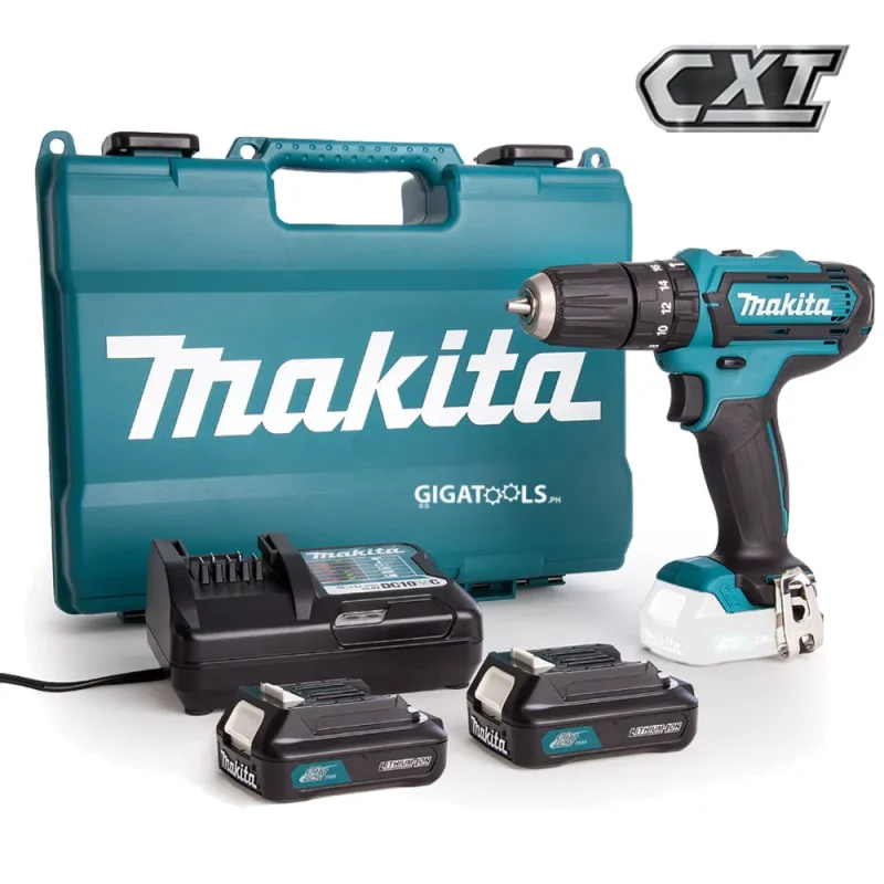 makita 12v max cxt hammer drill driver kit hp333dwye