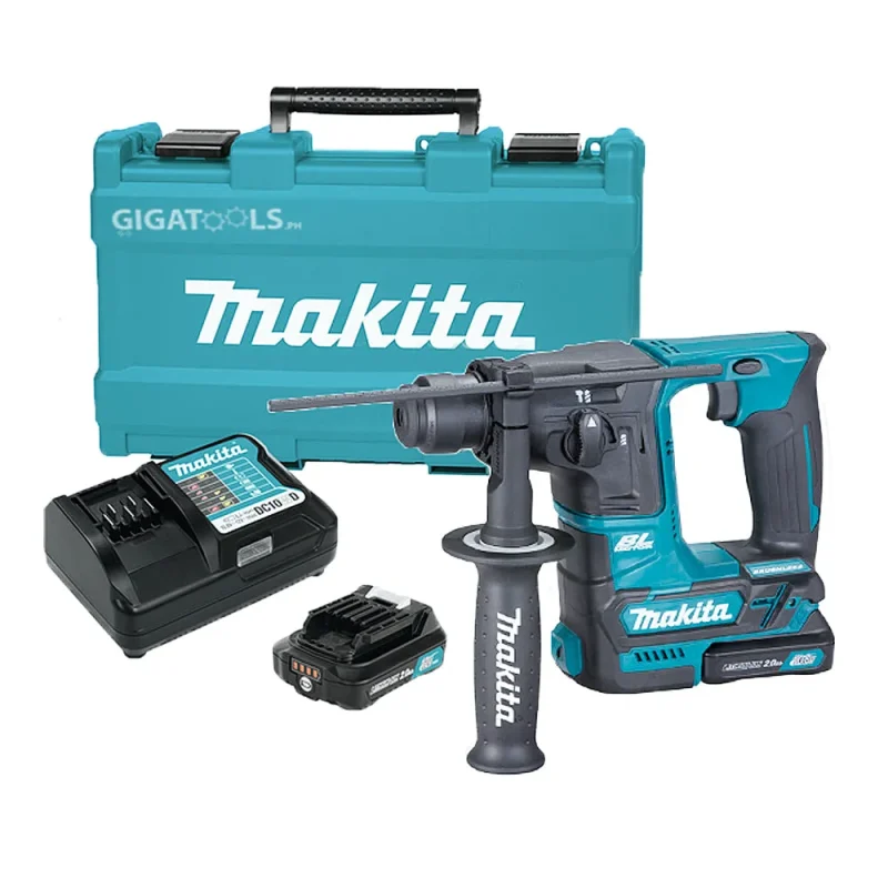 makita 12vmax cordless rotary hammer 10mm 3 8 li ion hr166dwye1