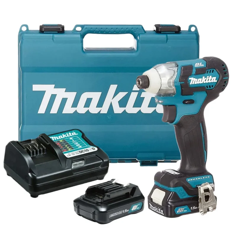 makita 12vmax cxt brushless cordless impact drill kit