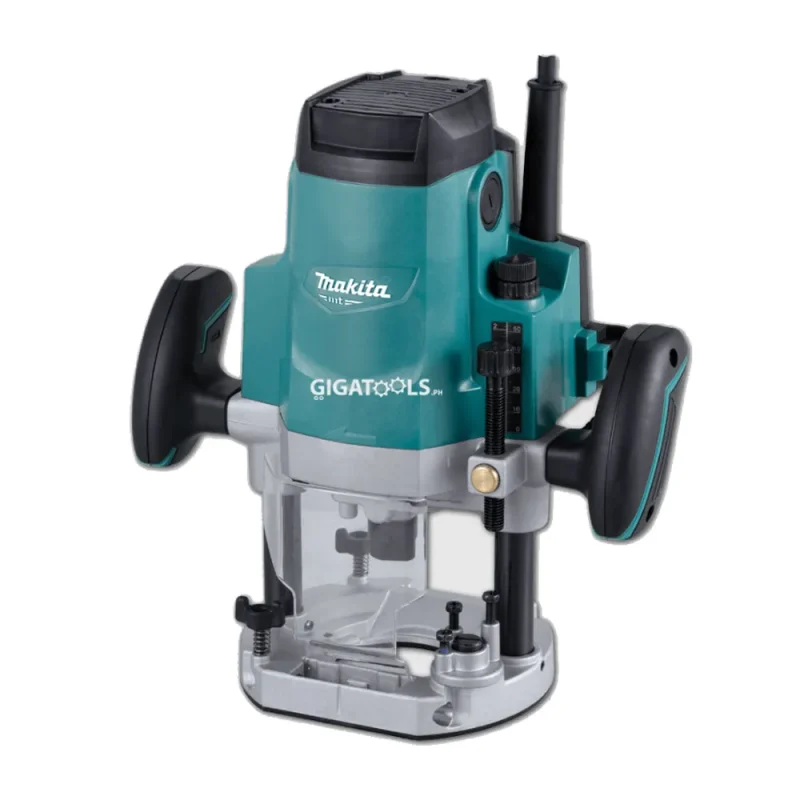 makita 1650w 12mm heavy duty plunge router with soft start